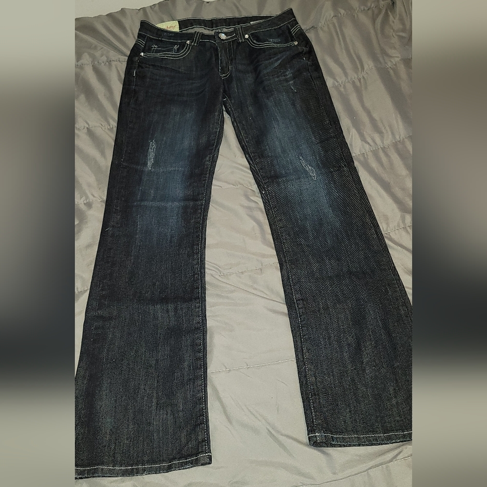 Machine Women's Boot Cut Jeans - Deep Indigo